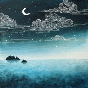 Moonlit Island Night by Ania Witwitzka