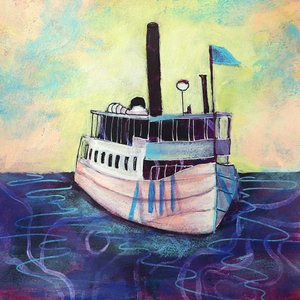 Quaint River Boat by Ania Witwitzka