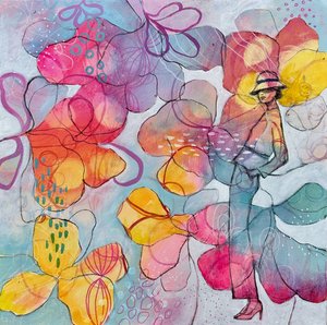 Vibrant Floral Muse