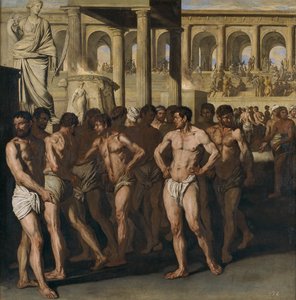Gladiators by Aniello Falcone