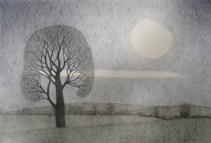 February Moon, 2010 by Anna Phillips