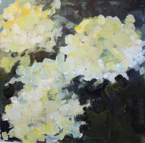 Painterly Yellow Blossoms