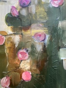 Pink Floral Impressions