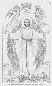 St Francis in a Glory of Seraphim