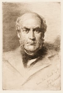 Untitled (portrait of a man) by Anna Lea Merritt