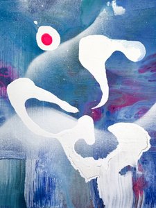 Cosmic Eye Abstraction by Anna Viklund