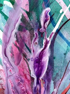 Vibrant Abstract Flow by Anna Viklund