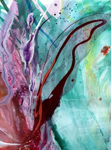 Vibrant Floral Flow by Anna Viklund