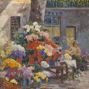 Flower Market at Menton (Côte d’Azur)
