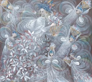The white hibiscus by Annael Anelia Pavlova