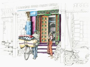 Fabric Merchant by Annalisa Morrocco