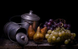 Rustic Fruit Still Life by Annalisa Raggio
