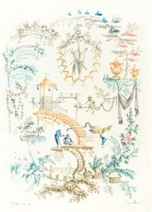 Chinese Arabesque with a Monkey