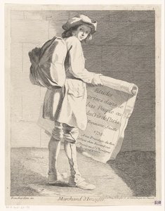 Traveling Print Seller from Studies Taken from the Lower Class or the Cries of Paris, Third Suite
