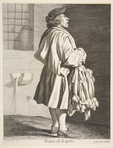 Rabbit Pelt Peddler, 1737