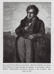 Francois Rene de Chateaubriand, French Writer, Politician and Diplomat
