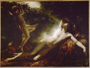 Endymion, Moon Effect by Anne Louis Girodet de Roucy-Trioson