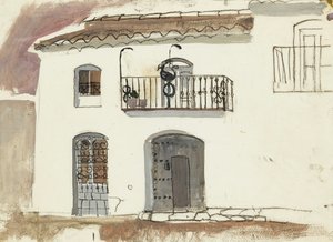 A Spanish House by Anne Redpath