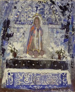 Altar to the Virgin by Anne Redpath