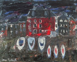Boatyard, Amsterdam by Anne Redpath