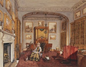 The Boudoir at Northwick Park, c.1830 by Anne Rushout