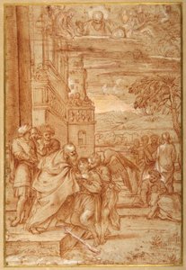 The return of the Prodigal Son, after Annibale Carracci by Annibale (follower of) Carracci