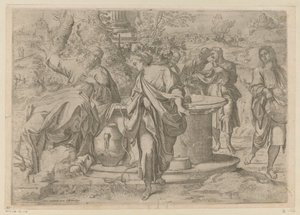 Christ and the Samaritan Woman by Annibale Carracci