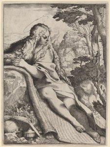 Mary Magdalene in the Wilderness by Annibale Carracci