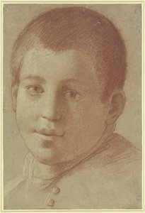 Portrait of a boy by Annibale Carracci