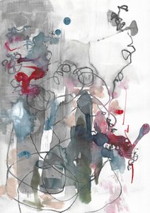 Abstract Fluid Lines by Annick