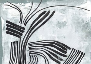 Dynamic Black Lines by Annick