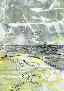 Green Fields Horizon by Annick