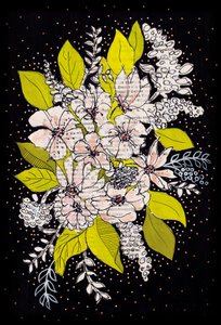Whimsical Floral Bouquet by Annick