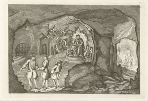 Arrival of Daniël Raap in Hell, 1754 by Anonymous