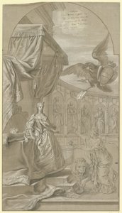 Allegory on the Inauguration of Archduchess Maria Anna of Austria as Regent, 1744 by Anonymous