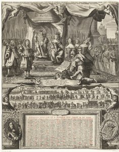 Allegory on the Peace with England in 1674 and the Almanac for the Year 1675