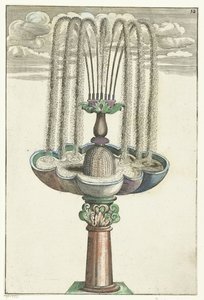 Basin with Four Lobes (Architectura Curiosa Nova) by Anonymous