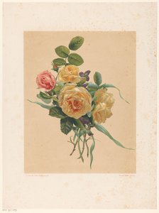 Forest of roses and violets by Anonymous