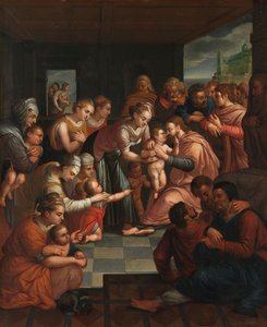 Christ Blessing the Children by Anonymous
