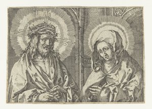 Christ and Mary by Anonymous
