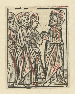 Christ with three disciples