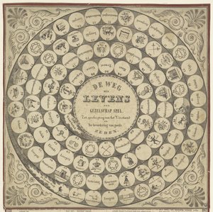The Way of Life, a Board Game for Sharpening the Mind and Promoting Good Morals by Anonymous