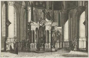 The Tomb of William of Orange, 1623, Tomb or Burial Place of the Princes of Orange (title on object) by Anonymous