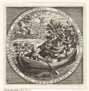 The Month of May, Musical Company in a Boat, ca. 1600 (The Twelve Months of the Year Depicted in Scenes from Folk Life) by Anonymous