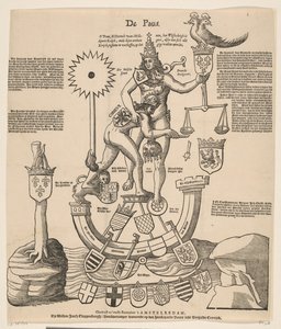 The Pope and the Emperor on a Shaky Ship by Anonymous