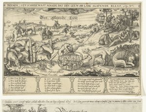 The Sleeping Lion, 1567 by Anonymous