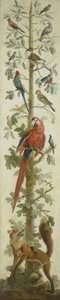 Decorative Depiction with Plants and Animals by Anonymous