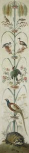 Decorative Depiction with Plants and Animals by Anonymous