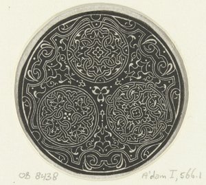 Three Medallions with Moresques by Anonymous