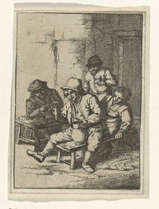 Drinking Company at a Table